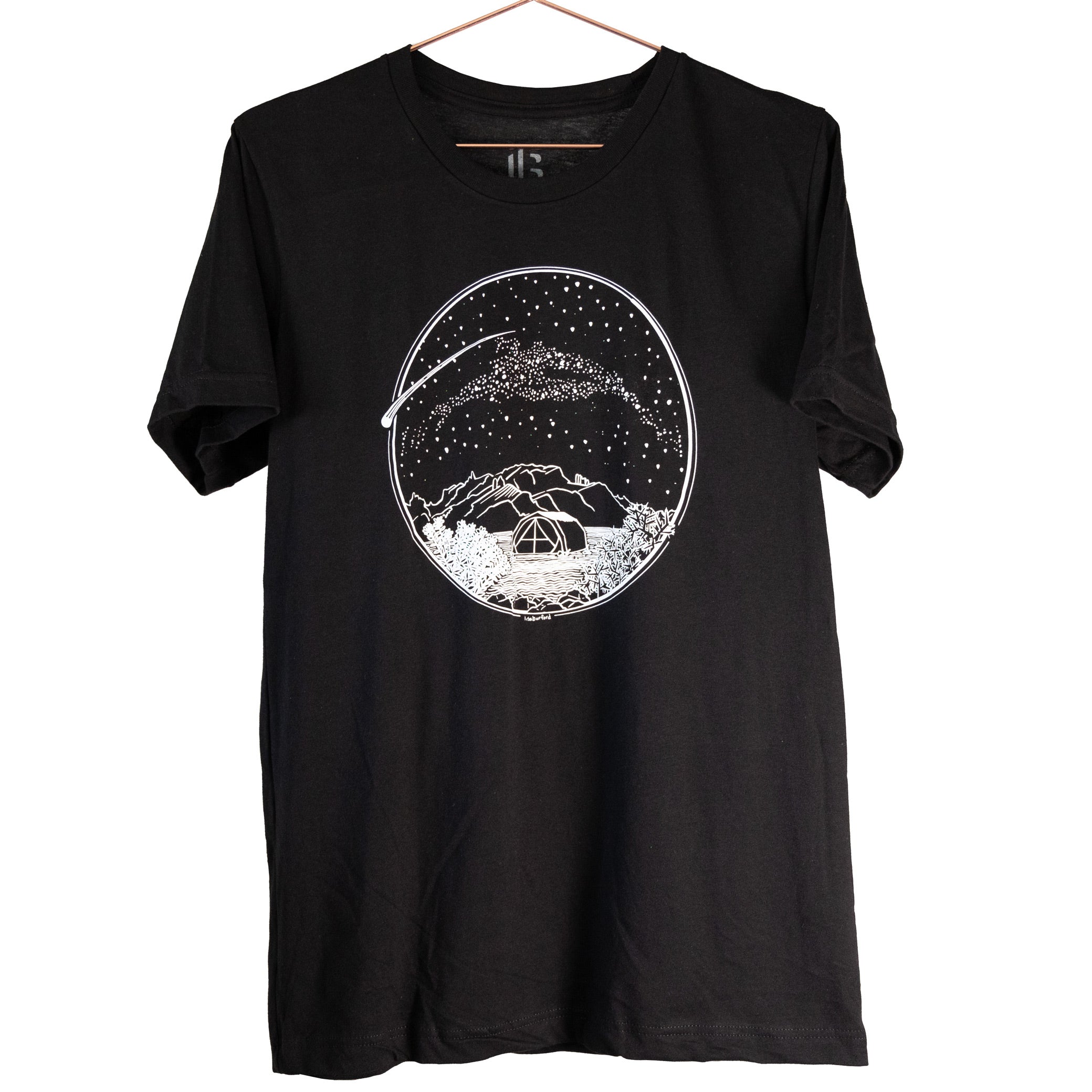 Desert Camping Glow in the Dark T-shirt - Black – Lisa Burford LLC