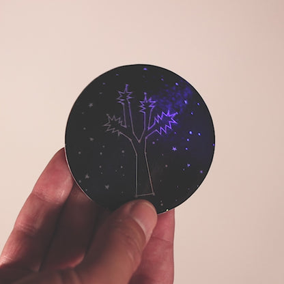 Joshua Tree Constellation Holographic Sticker
