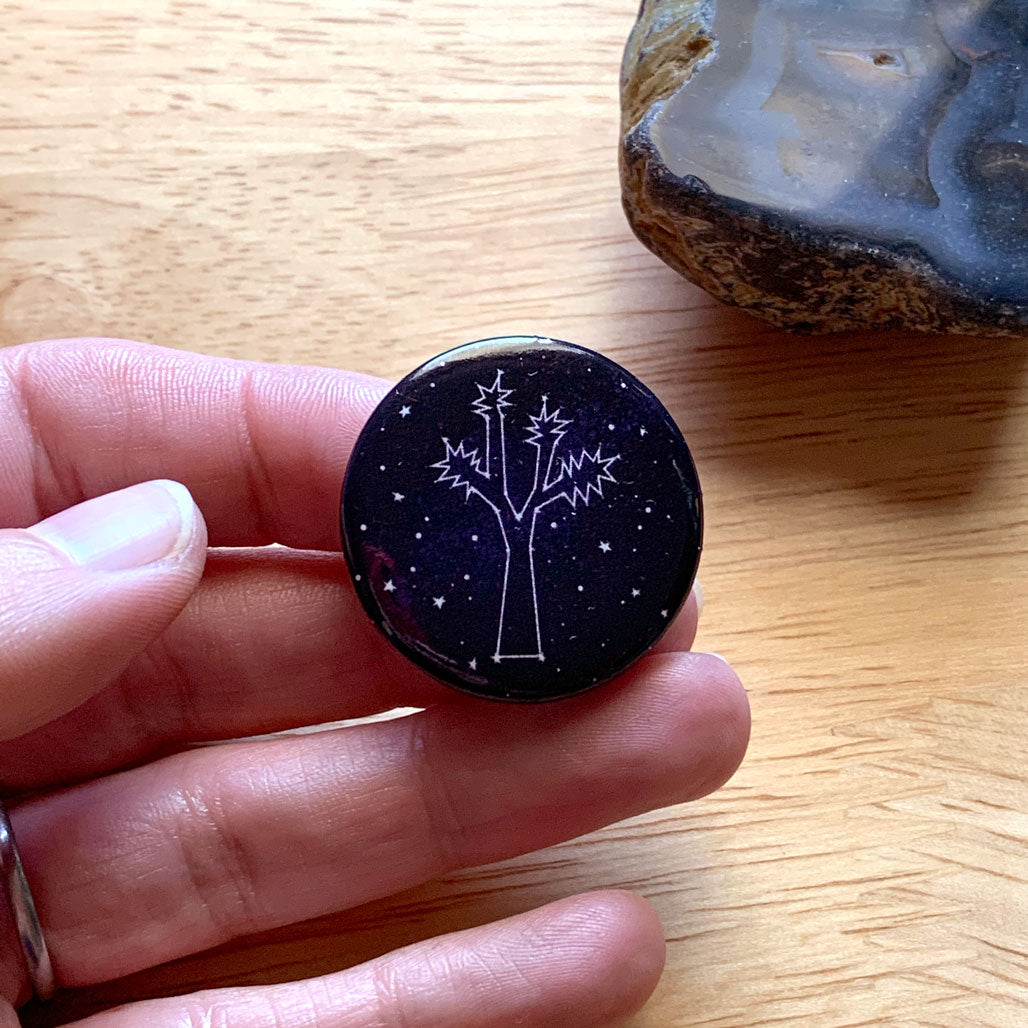 Joshua Tree Constellation Button