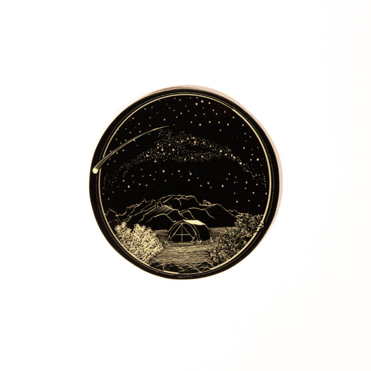 Sticker – Dots – Gold – Glitter – Zerach's New Website